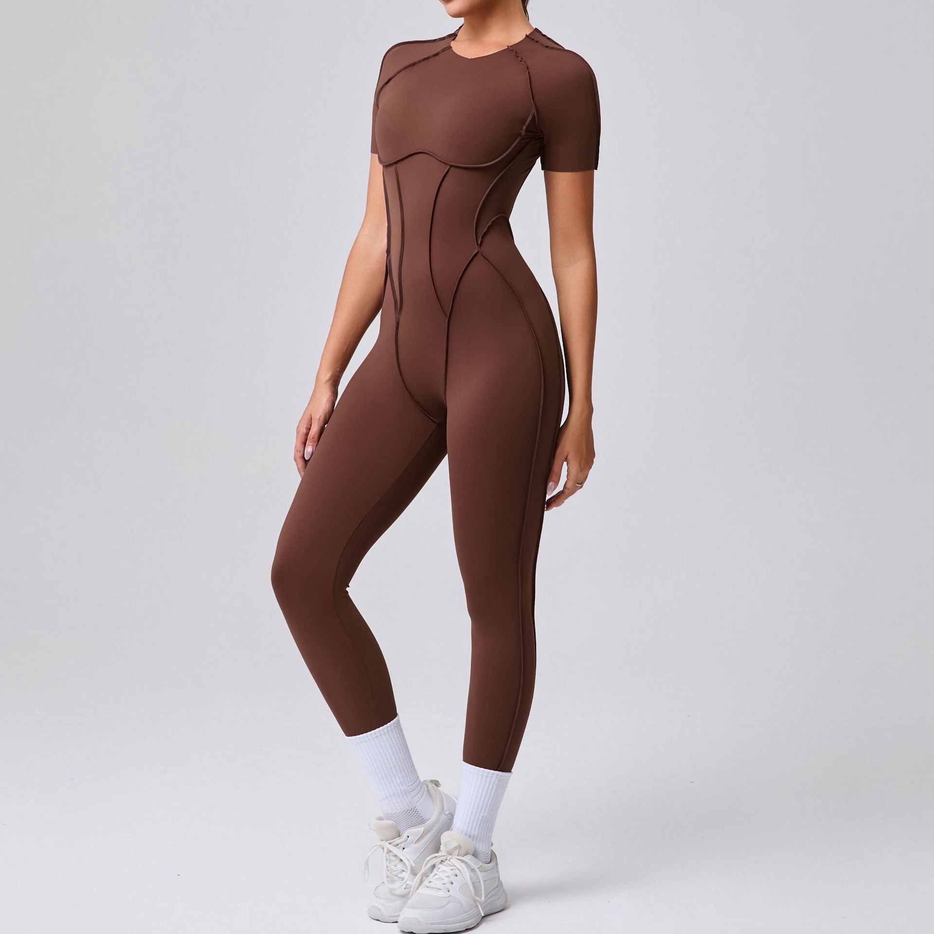 Long Jumpsuit - Brown