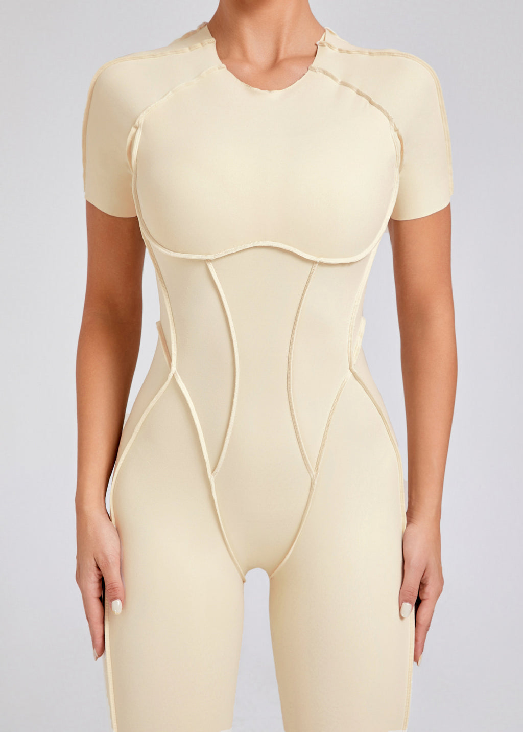 Long Jumpsuit - Nude