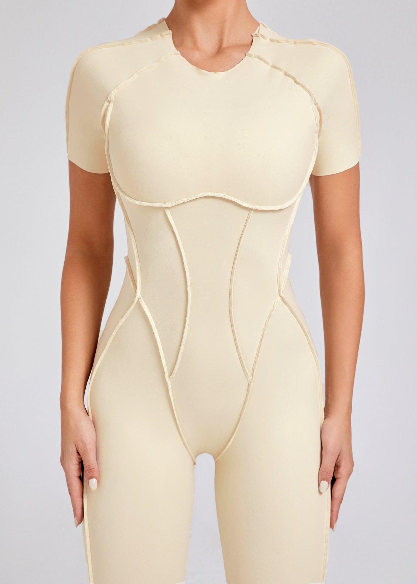 Long Jumpsuit - Nude
